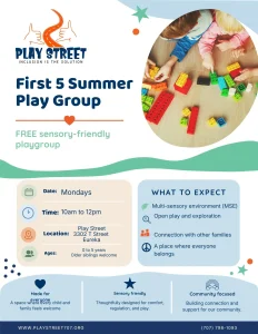 First 5 Play Group Flyer