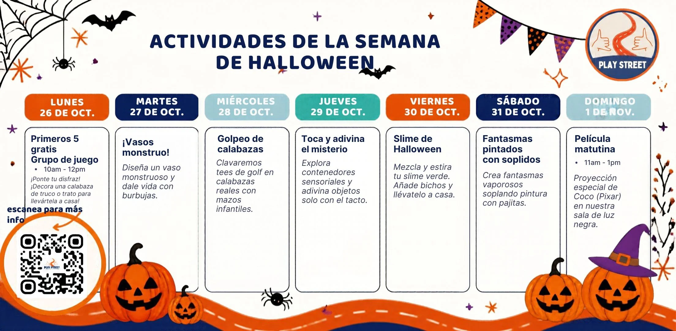 PlayStreet - Actividades de la Semana de Halloween